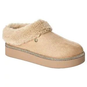 Joy Mangano Joy Glamorous Cozy Slippers w/Orthotic Insole Best Gift Ever!