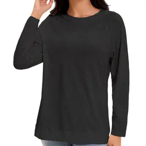 Long Sleeve Shirts Womens Pleated Business Casual Blouses with Smocked Cuffs