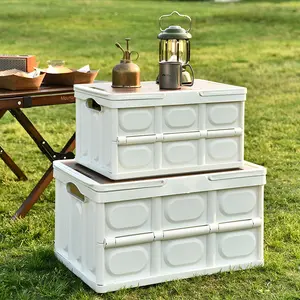 Outdoor camping storage box-camping organizer-hand basket picnic Folding box