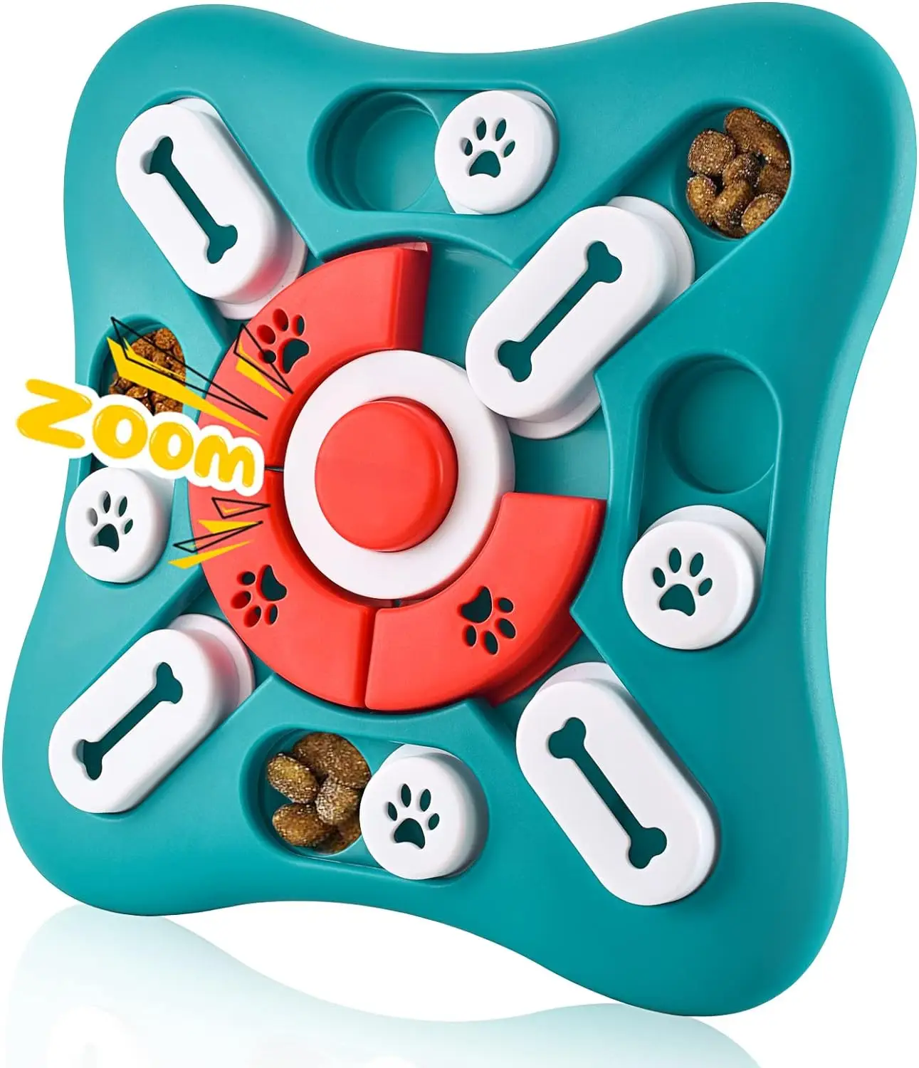 Dog Puzzle Toys, Squeaky Treat Dispensing Dog Enrichment Toys for IQ Training and Brain Stimulation, Interactive Mentally Stimulating Toys as Gifts fo