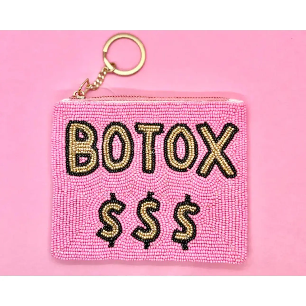 Botox Money Beaded Coin Purse