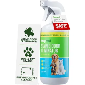 Enzyme Cleaner for Dog & Cat Urine Pet Stain and Odor Remover for Carpet & Home Unscented Urine Destroyer & Deodorizer