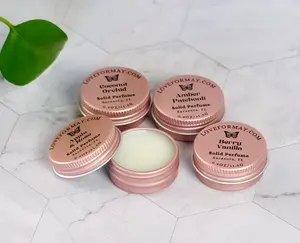 Solid perfumes handmade toxin-free travel size natural wax