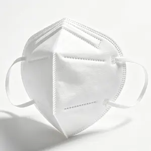 KN95 Face Mask 50 Pack, KN95 Masks 5-Layer Breathable Mask with Elastic Earloop and Nose Bridge Clip, Disposable Respirator Protection Against PM2.5 White