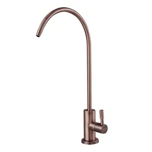 Ro Water Faucet, Lead-Free Stainless Steel Faucet, Drinking Water Faucets with Solid Brass Valve, Anti-Rust Durability Drinking Water Faucets For Kitchen, Bar Counter, Cafe, Antique Bronze