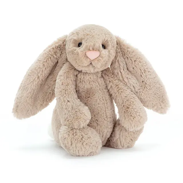 The Jellycat Bashful Bunny is an iconic, ultra-soft plush toy famous for its long floppy ears and velvety touch. Perfect for snuggles, nursery decor, or a thoughtful gift, this adorable bunny brings warmth and comfort to all ages.