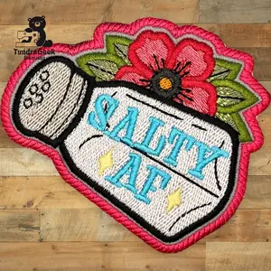 Salty AF 4in Sew-on Patch