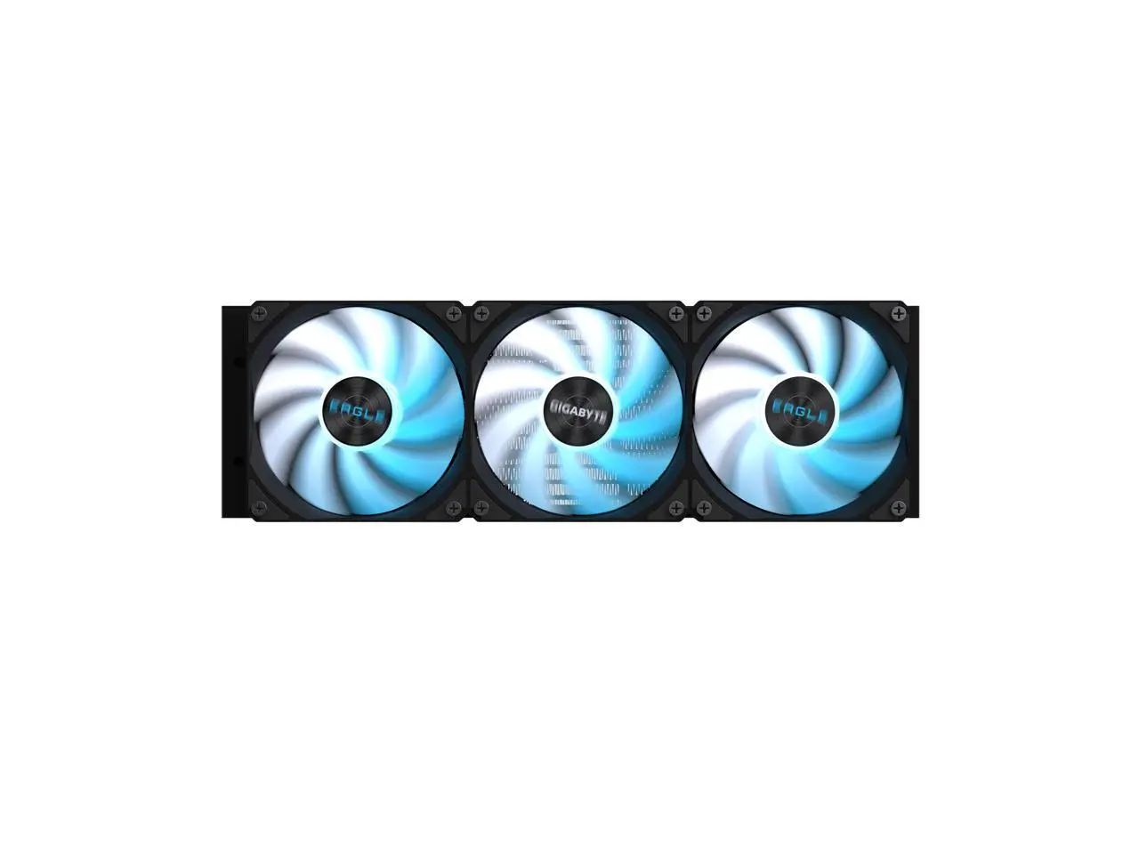 GIGABYTE EAGLE 360 - AIO Liquid CPU Cooler - 360mm Radiator, 3x 120mm High-Volume PWM Fans, Compatible with Intel LGA 1851/1700/115X/1200, AMD AM5/AM4 - Black (GP-GIGABYTE EAGLE 360)