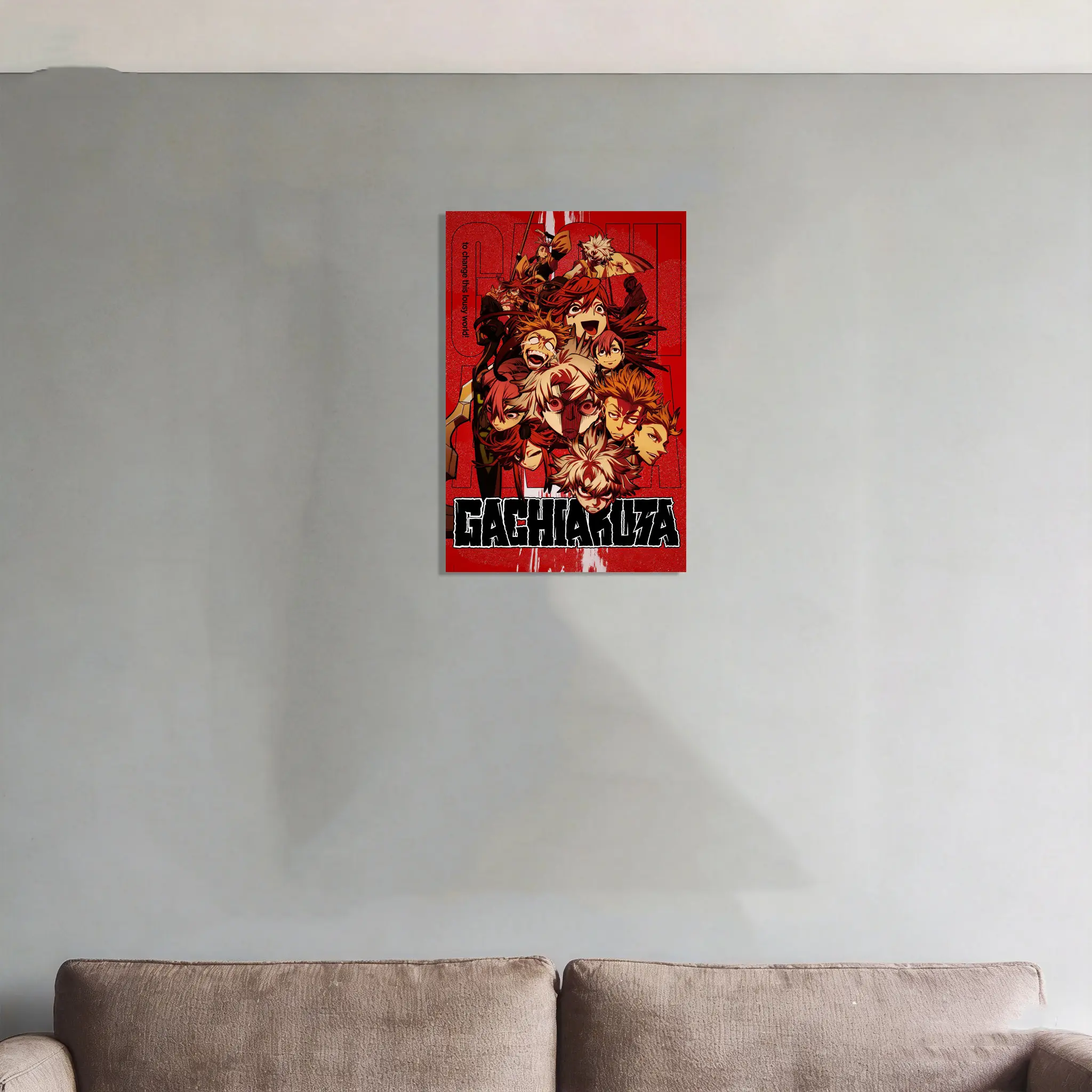 Gachiakuta HomeDecor WallArt LivingRoom Canvas for Bedroom Decor Canvas Poster Aesthetic Office Bathroom Painting Picture Print Modern Family