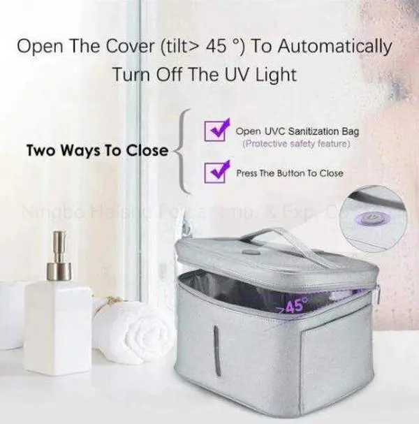 UV Sterilization Foldable Bag For Cleaning Personal & Baby Products