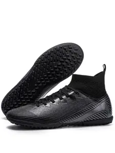 Professional Men's TF Soccer Shoes, Anti-Slip Wear-Resistant Outdoor Sports Training Boots, Comfortable Breathable Artificial Grass Cleats, Football Field Boots