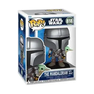 Star Wars: The Mandalorian and Grogu Mandalorian with Grogu Funko Pop! Vinyl Figure #818