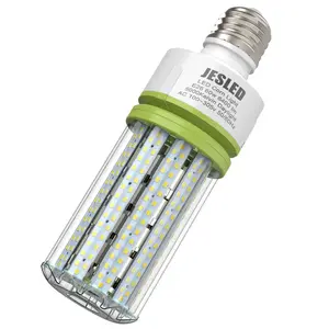 ETL 60W LED Corn Bulb E26/E39 Mogul Base, 600W Equivalent 8400LM Super Bright, Clear 360° Beam, Store Garage Living Room Outdoor, High Bay Post Top Retrofit, 90% Energy Save motion light bulb