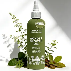 Lebanta Wonder Growth Hair Oil - Batana & Rosemary Oil Blend for Thinning Hair, All Hair Types (4 fl oz)
