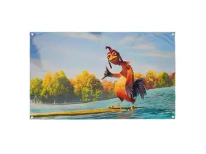 Chicken Joe Flag 3x5 wall decor funny tapestries durable man cave wall flag with 4 grommets for college dorm room decor outdoor party banner tree design gifts perfect gift