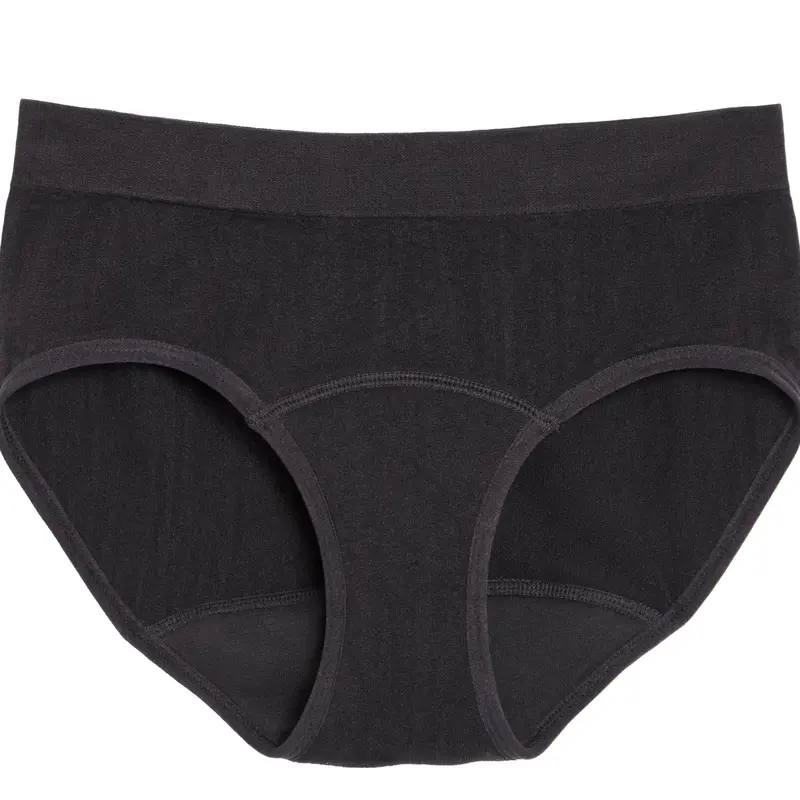 The Bikni Sporty Stretch Period Panties, Cotton-Knit Spandex Fabric, Stretchy, Comfortable for Heavy Flows