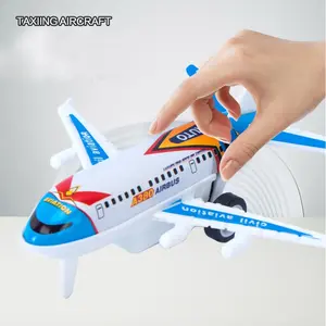 3pcs Backyard Inertia Gliding Toy Airplane Model, Creative Children Educational Toys Car, Holiday Party Gift Supplies (random Colors)