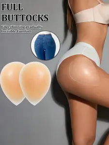 Women's Thick Sticky Hip Pads, Fake Buttocks, Body Padding, Shaping Underwear Accessories, Sexy Butt Enhancer, Suitable for Jeans, Yoga, Dresses