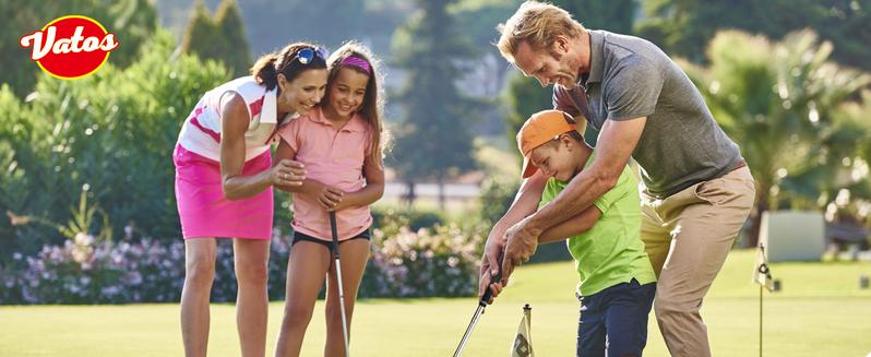 VATOS Golf Putting Mat Indoor for Kids - Golf Game Set with LED Balls, Glow Holes, Irons & Putters, Portable Putting Green Outdoor for Home Backyard Party, Golfs Toy Gifts for Kids 6-14