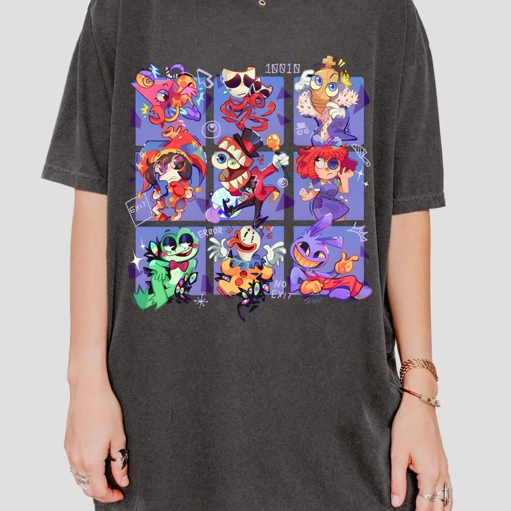 The Amazing Digital Circus T-shirt, TADC Characters Sweatshirt, Circus Fan Gift, Circus Theme Hoodie, Anime Gift Birthday for Boy Girl #GraphicTee #UnisexTShirt #CartoonShirt #FanGift