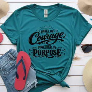 Built By Courage Screen Print Heat Transfer (3 Pack)