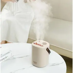 Compact Universal USB Mini Humidifier (16x13cm) - Large Mist, Constant Humidity, Aromatherapy Function for Bedroom, Home