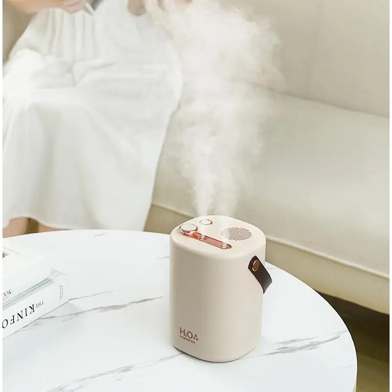 Universal USB-Powered Mini Compact Humidifier (16x13cm) - Space-Saving, Baby-Safe, Lightweight, Large Mist, Automatic Constant Humidity, Essential Oil Compatible, Stable, Energy Efficient, Aromatherapy Diffuser for Bedroom, Caring for Respiratory System