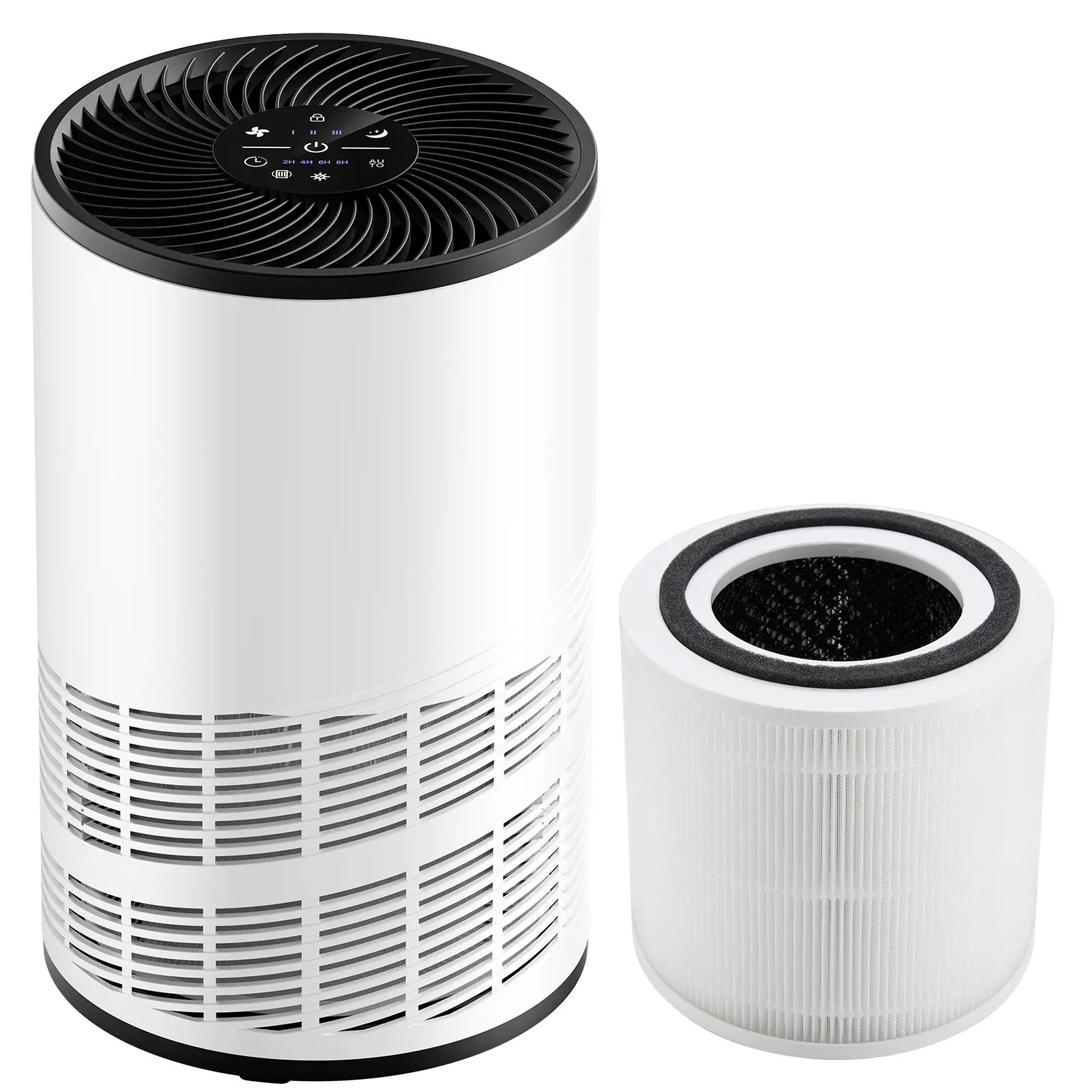 【Deal】SweetFurniture Air Purifier for Home Bedroom Up to 960ft²,HEPA Filter Purifiers with Air Quality Monitor,360°Air Outlet Portable,25dB Sleep Mode