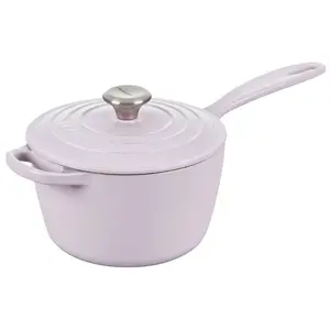 Le Creuset 2.25 Qt. Signature Enameled Cast Iron Saucepan with Stainless Steel Knob | Shallot