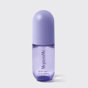 MegustaMe Lilac Amber Body & Hair Mist – Natural Floral Fragrance, 4D Hyaluronic Acid, Paraben-Free, 3.4 Fl Oz, Long-Lasting, Lightweight Scent