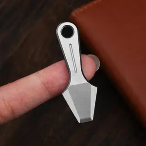 Mini Titanium Alloy Keychain Pendant, Super Compact Durable Multi-Functional Edc Tool, Unisex Key Chain for Men & Women, Multitool Keychain Opener