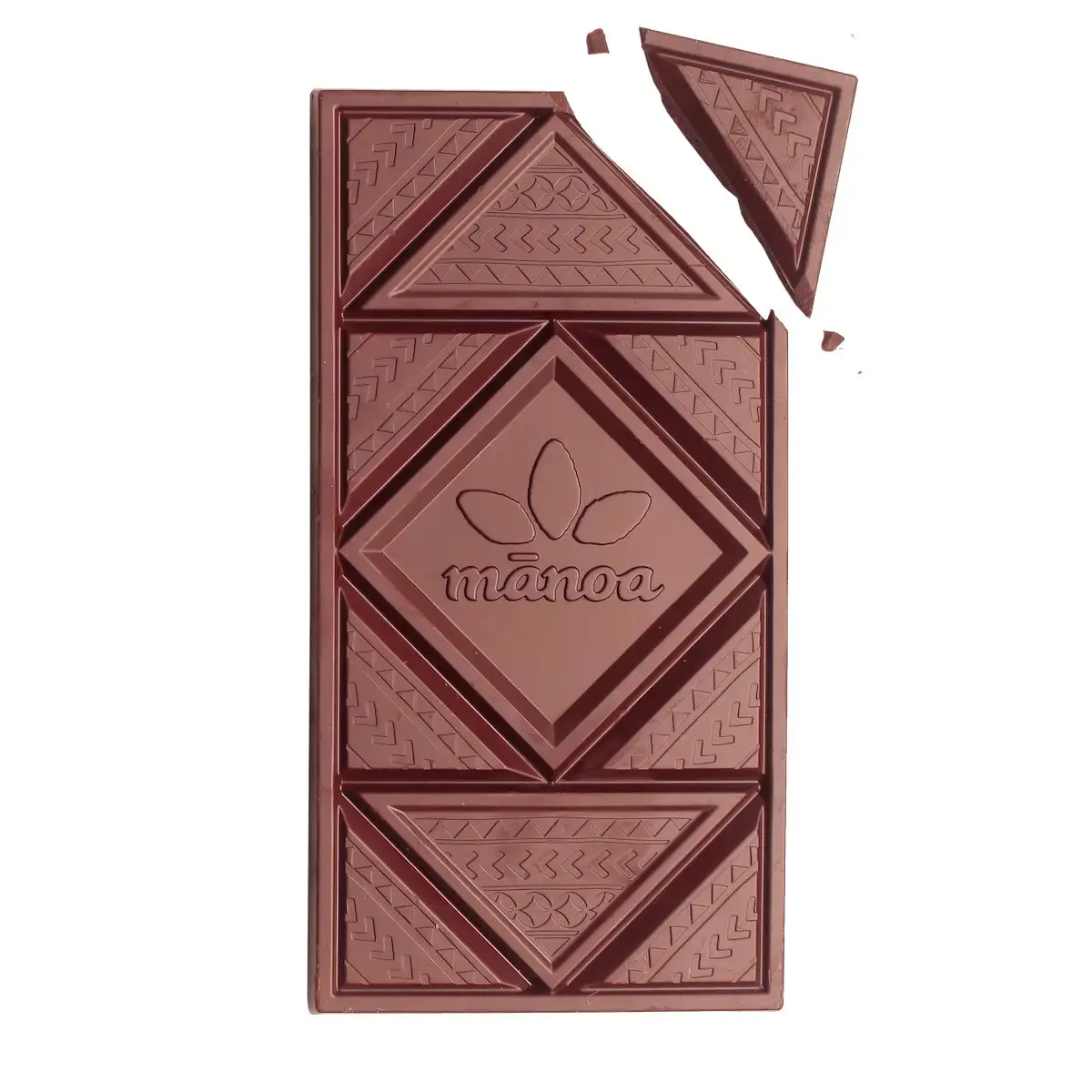Manoa Chocolate Bar, Ko Hana Rum-Infused Hawaiian Dark Cocoa Chocolate Snack, Oak, Sugarcane