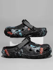 Men's Casual Geometric Pattern Slides, Lightweight Breathable Comfortable Outdoor Slippers, Non-slip Soft Slippers for Indoor & Outdoor Wear, Boy