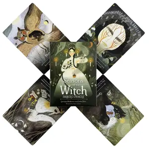 Seasons Of The Witch Imbolc Oracles Cards A 44 English Visions Divination Edition Deck Borad Games Tarot For Party Playing