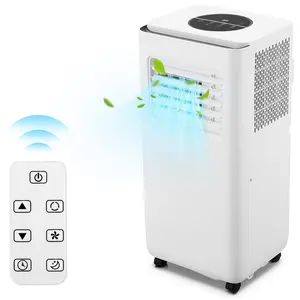 10000 BTU Portable Air Conditioners Cools 450 Sq.Ft, 3-in-1 Portable AC with Remote Control/24H Timer/Installation Kits, Quiet Air Conditioner for Bedroom, Dorms, Apartment room