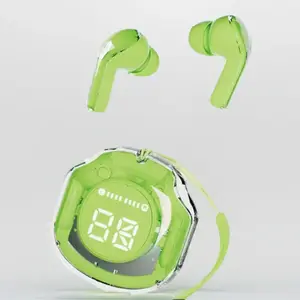 Transparent Air39 Bluetooth 5.3 Wireless Earbuds with Long Battery Life, Environmental Noise Canceling, IPX7 Waterproof, HiFi Stereo Sound, Low Latency for Games, for iPhone and Android Earphones Audio Durable Device Headphone Mobile