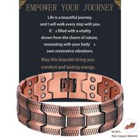 Sleek Rose Gold Magnetic Link Bracelet