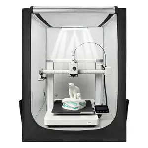 【Summervibes】VEVOR 3D Printer Enclosure, Dustproof Waterproof Large Oxford Cloth 3D Printer Tent, Constant Temperature Protective Case with LED Lighting, Compatible with Creality/ELEGOO/Anycubic Popular Models