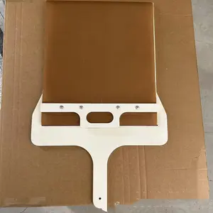 3 Sizes Sliding Pizza Peel Shovel – Wooden Handle Transfer Board for Easy Storage, Kitchen Pizza Gadget