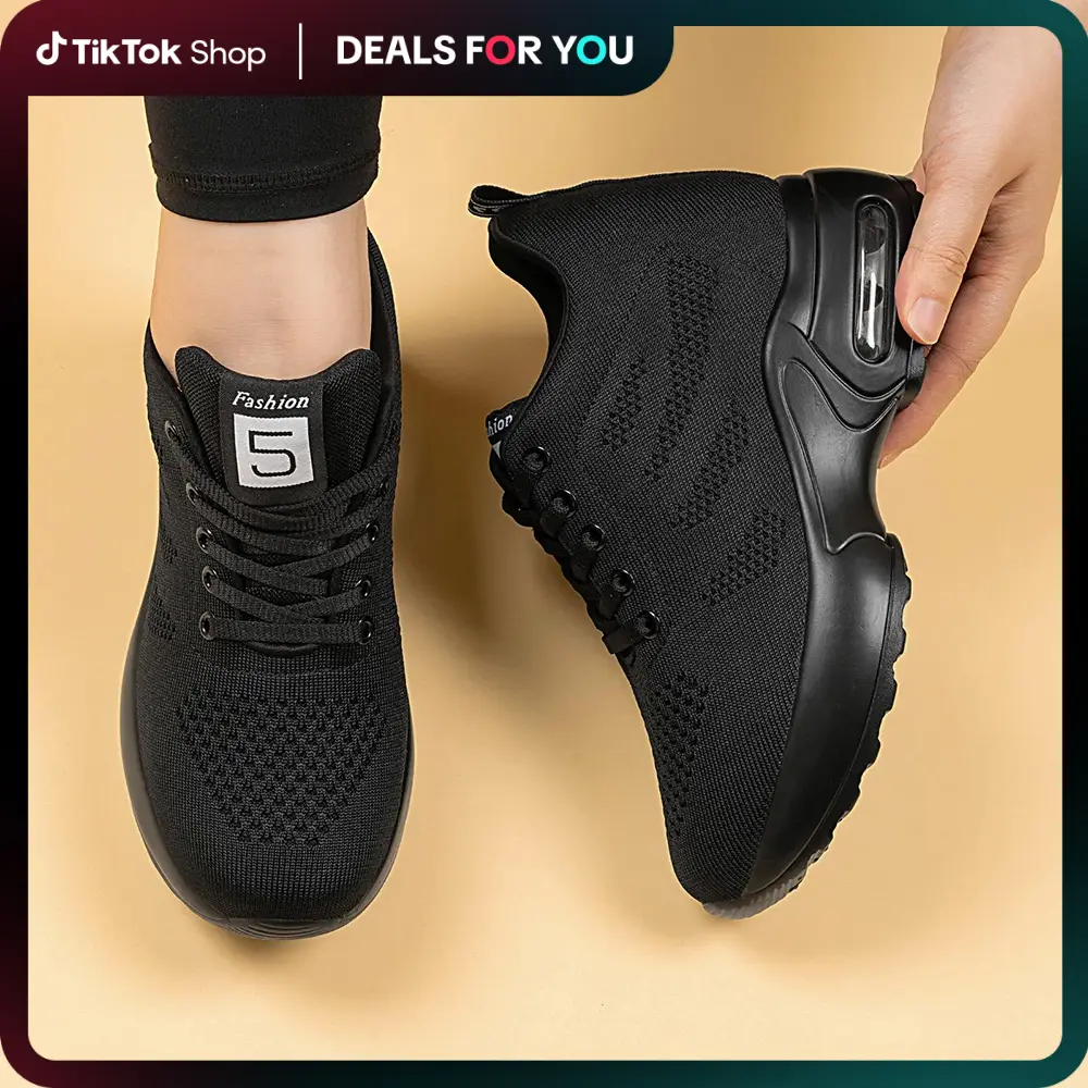 Sosenfer Women's tenis feminino campus shoes Sporty Low Top Lace-Up Sneakers hairstylist shoes Wedge sneakers Height Increasing Sneakers.1029 #FallFre