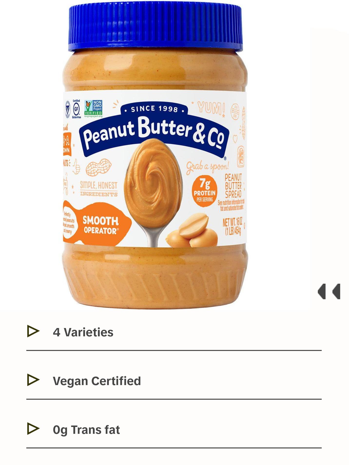 Peanut Butter & Co Four Favorites - 4-Pack Spreads