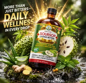 Soursop Living Bitters | Herbal Detox Liquid | Gut Health & Immune Support | Plant-Based Wellness Supplement