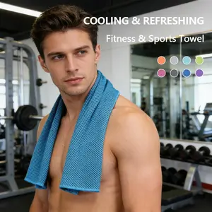 1 Pc Cooling Towel, Absorbent & Heat Dissipating, Soft & Quick-Drying Sports Towel, Suitable for Multi-scene Use in Summer at Home, Gym & Outdoors, Portable Storage, Lint-Resistant, Washable & Durable, Multiple Colors Available