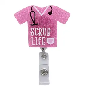*Scrub Life* Nurse Badge Holder for Hospital Staff