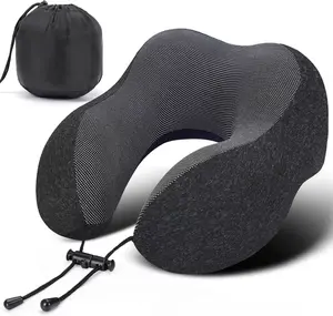 Memory Foam U-Shaped Travel Pillow Neck Support Head Rest Car Plane Soft Cushion