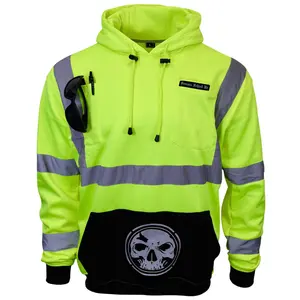 Premium, Class 3 Hi-Vis Branded Hoodie