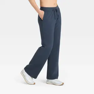 Women's Modal French Terry Flare Sweatpants - All In Motion Navy Blue XS