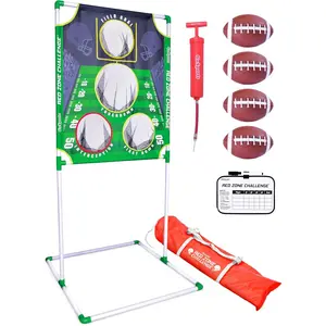 Football and Baseball Throwing Games Choose between Football Red Zone Challenge or Baseball Pro Pitch Challenge Backyard throwing or door-mounted target options available