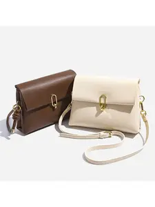 New niche women's bag, soft leather, high-end, versatile, underarm, shoulder, and crossbody bag