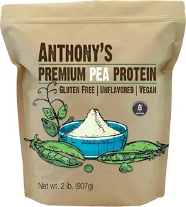 TDAnthony's Premium Pea Protein, 2 lb, Plant Based, Gluten Free, Unflavored, Vegan, Keto Friendly, Made from Peas, gift for him her, idea gift, couple gift